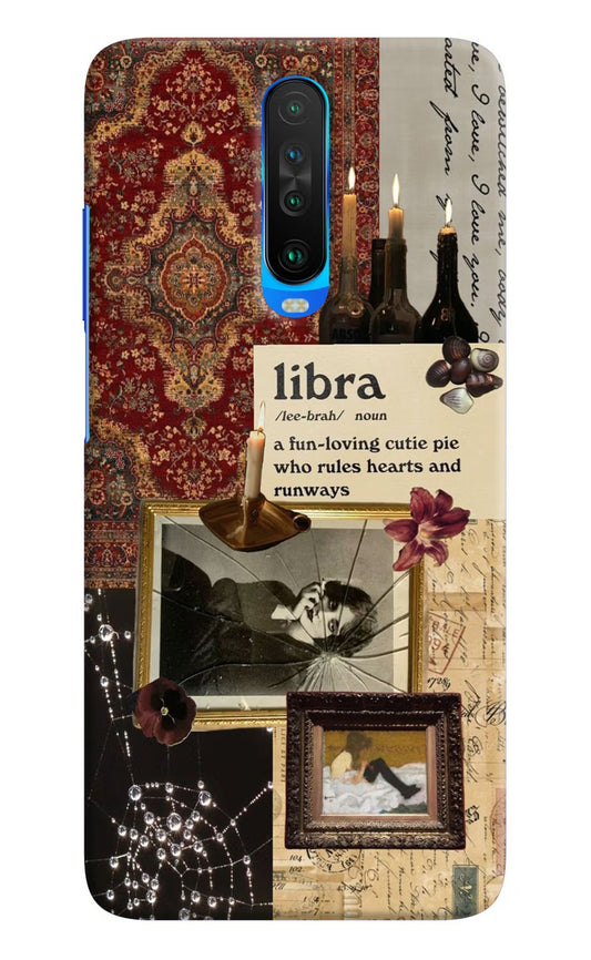Libra Zodiac Poco X2 Hard Case Back Cover by Casekaro
