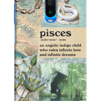 Pisces Zodiac Poco X2 Hard Case Back Cover by Casekaro