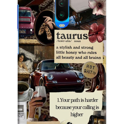 Taurus Zodiac Poco X2 Hard Case Back Cover by Casekaro