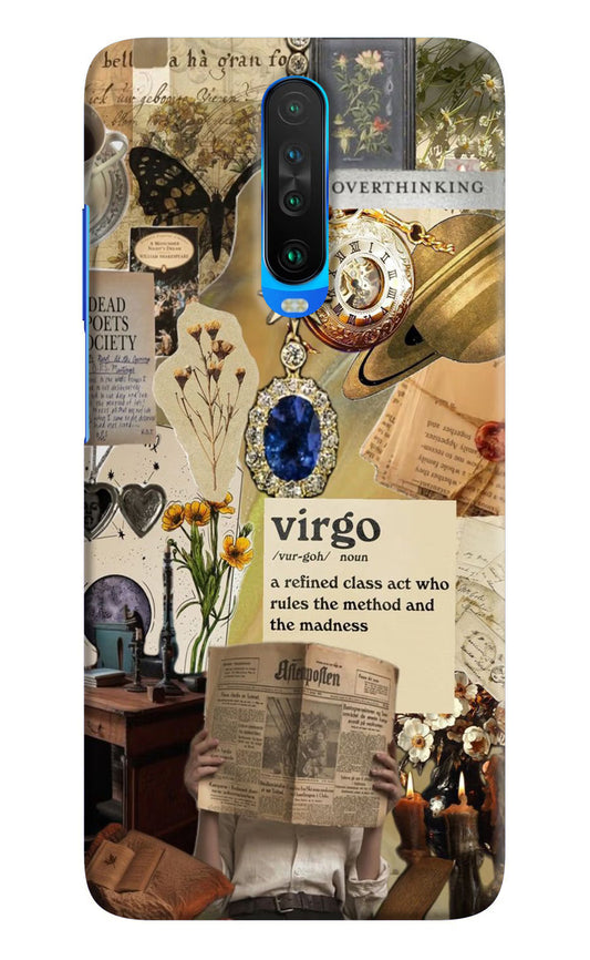Virgo Zodiac Poco X2 Hard Case Back Cover by Casekaro