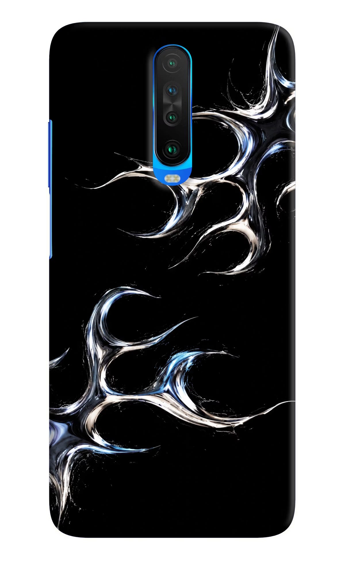 Chrome Tribal Poco X2 Hard Case Back Cover by Casekaro
