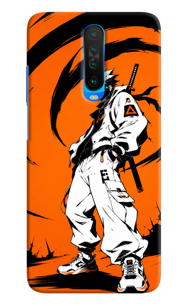 Street Samurai  Poco X2 Hard Case Back Cover by Casekaro