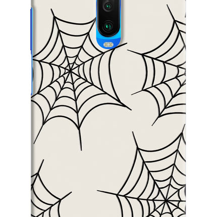 Spider Web Poco X2 Hard Case Back Cover by Casekaro