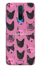 Pink Cats Poco X2 Hard Case Back Cover by Casekaro