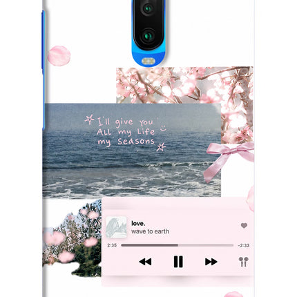 Wave to earth Poco X2 Hard Case Back Cover by Casekaro