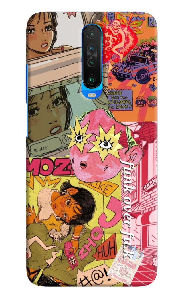 Funkover Poco X2 Hard Case Back Cover by Casekaro