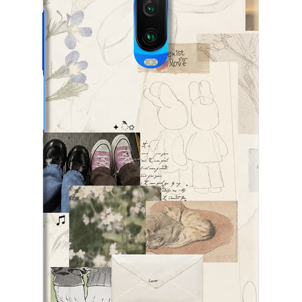 Soft Aesthetic Poco X2 Hard Case Back Cover by Casekaro