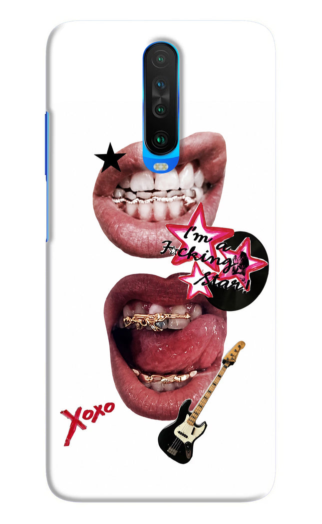 Rockstar Poco X2 Hard Case Back Cover by Casekaro