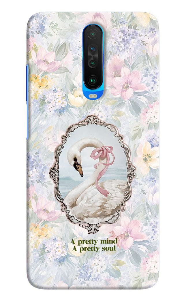 Pretty Mind Pretty Soul Poco X2 Hard Case Back Cover by Casekaro