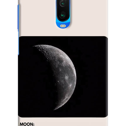 Moon Phase Poco X2 Hard Case Back Cover by Casekaro