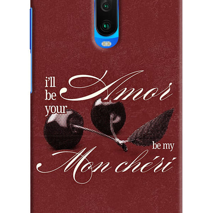 Velvet Cherry Poco X2 Hard Case Back Cover by Casekaro