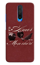Velvet Cherry Poco X2 Hard Case Back Cover by Casekaro