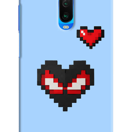 Peter Heart Poco X2 Hard Case Back Cover by Casekaro