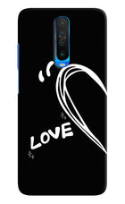 Love Line Poco X2 Hard Case Back Cover by Casekaro