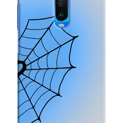 Blue Web Poco X2 Hard Case Back Cover by Casekaro