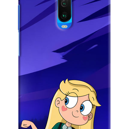 Star Glow Poco X2 Hard Case Back Cover by Casekaro