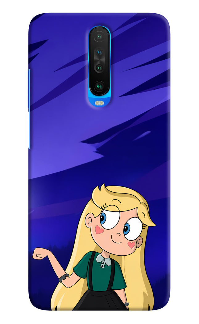 Star Glow Poco X2 Hard Case Back Cover by Casekaro