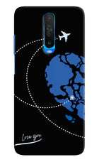 Love Orbit Poco X2 Hard Case Back Cover by Casekaro