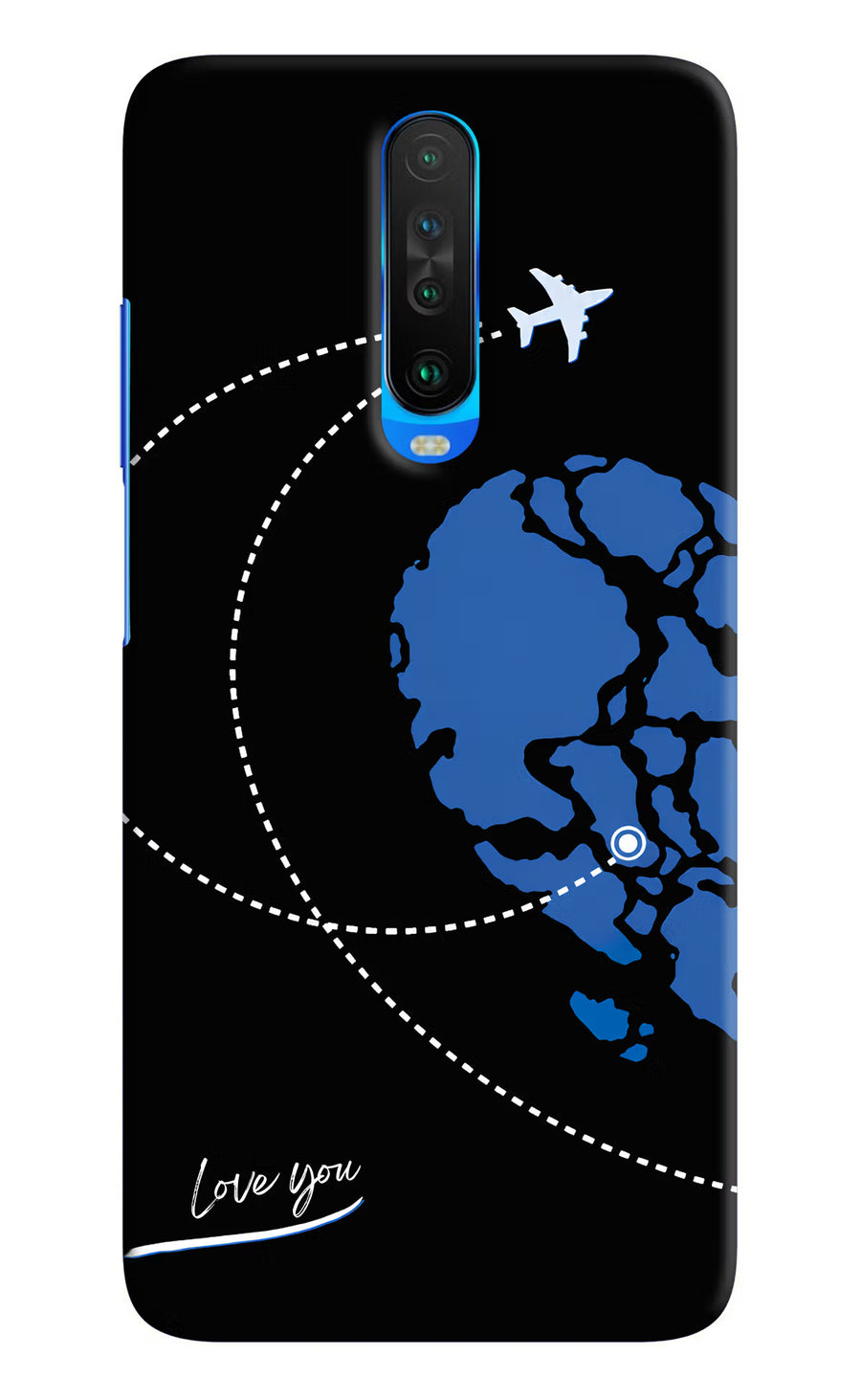 Love Orbit Poco X2 Back Cover, Hard case