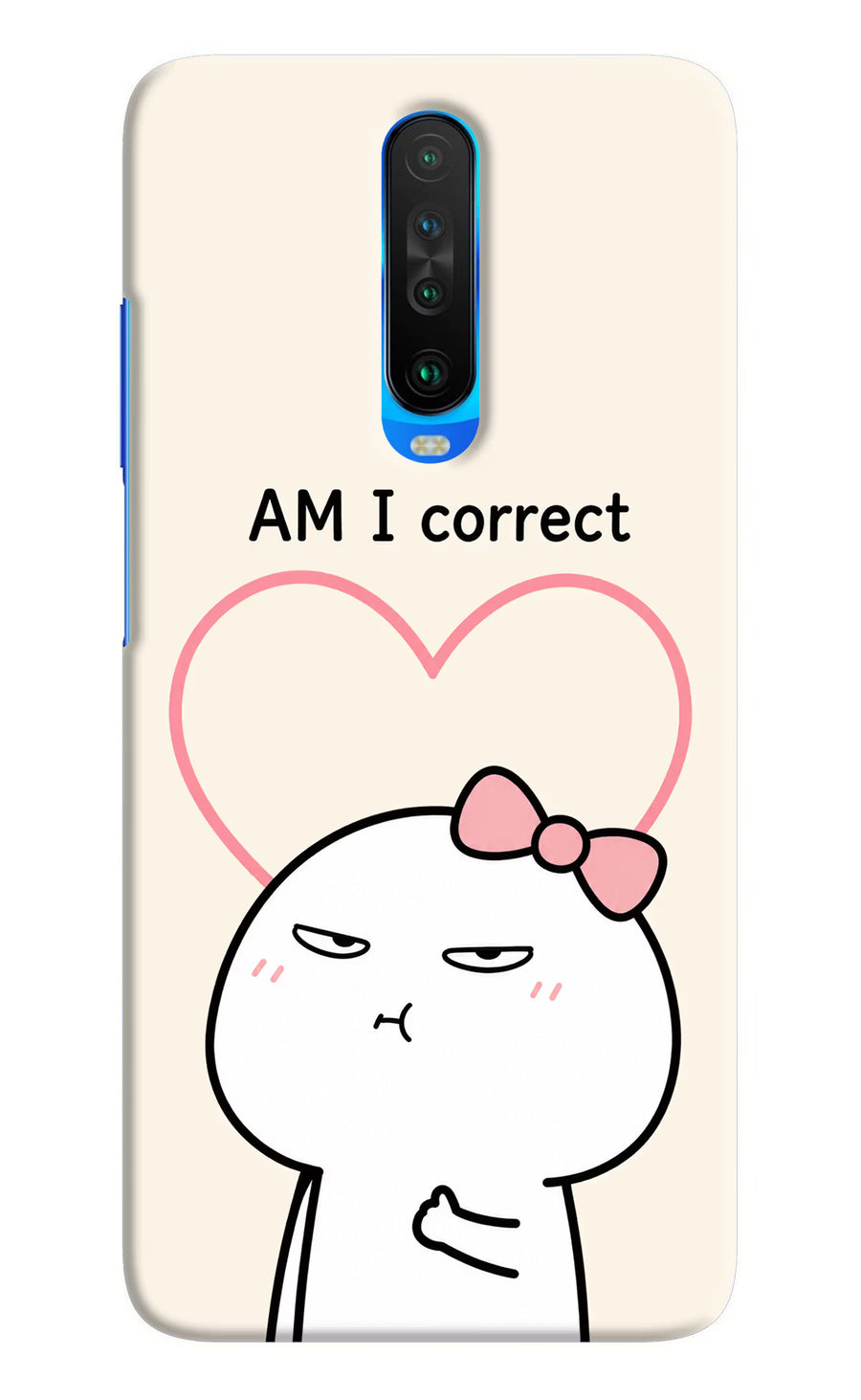 Always Right Poco X2 Back Cover, Hard case