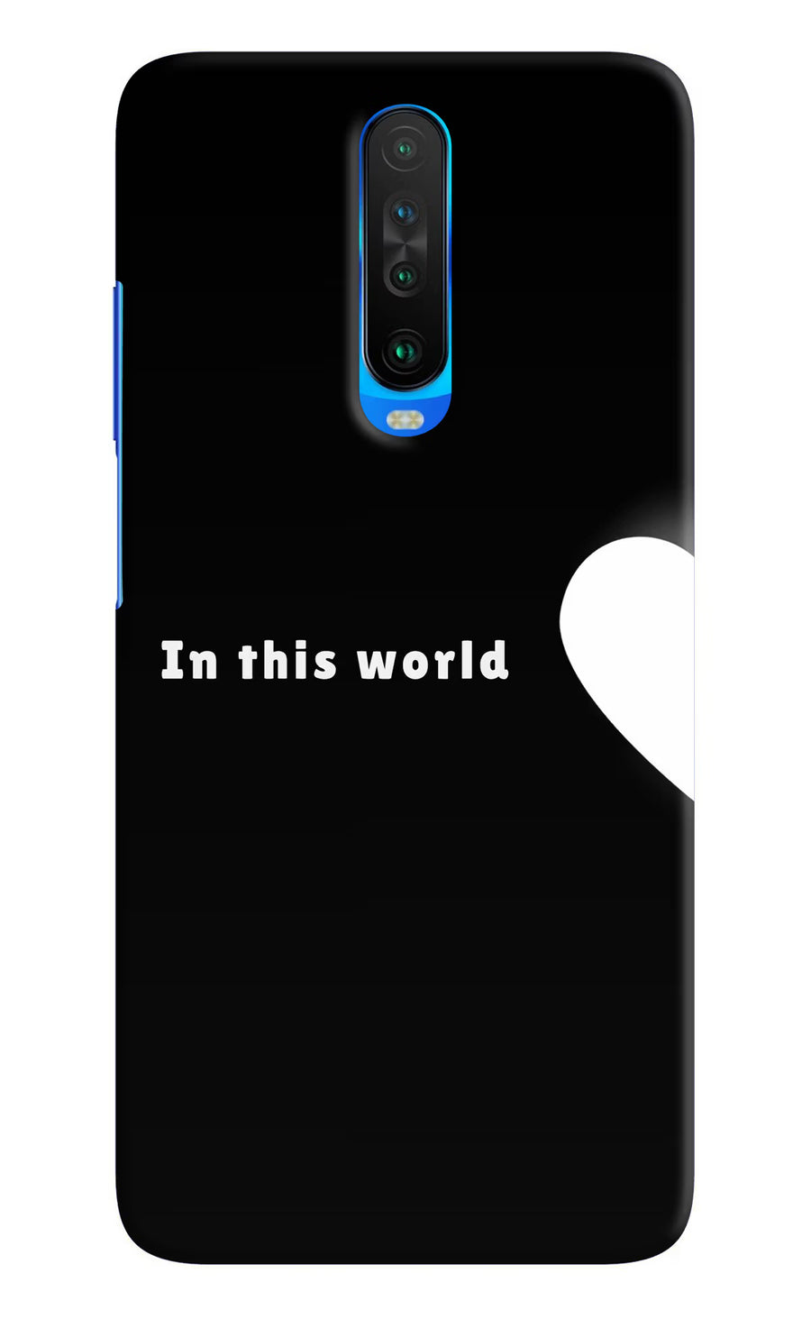 This World Poco X2 Back Cover, Hard case