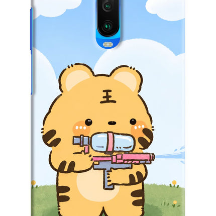 Tiger Treat Poco X2 Hard Case Back Cover by Casekaro
