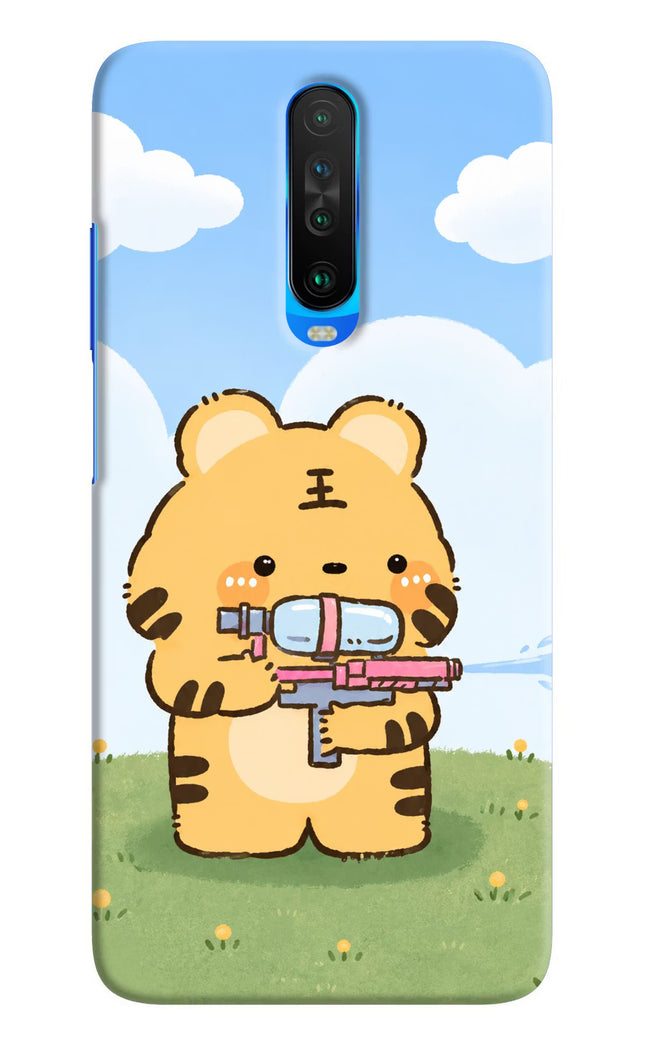 Tiger Treat Poco X2 Hard Case Back Cover by Casekaro