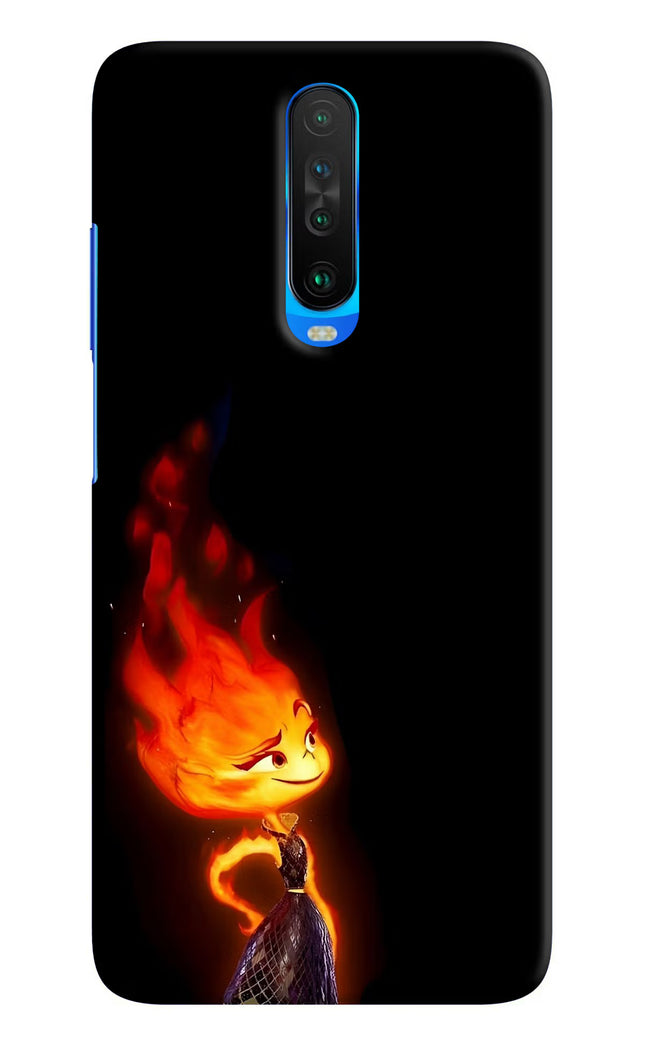Ember Flame Poco X2 Hard Case Back Cover by Casekaro