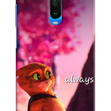Always Cat Poco X2 Hard Case Back Cover by Casekaro