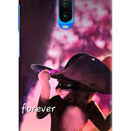 Forever Cat Poco X2 Hard Case Back Cover by Casekaro