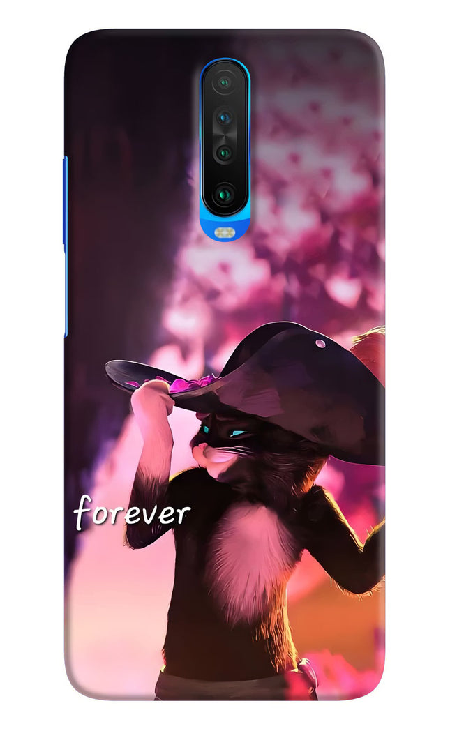Forever Cat Poco X2 Hard Case Back Cover by Casekaro