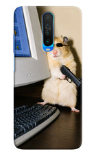 Hacker Hamster Poco X2 Hard Case Back Cover by Casekaro