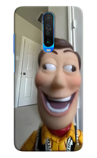 Side Eye Woody Poco X2 Hard Case Back Cover by Casekaro