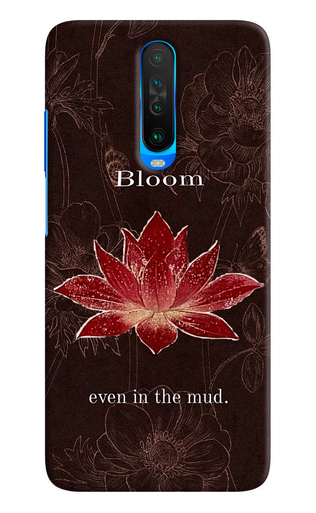 Bloom Poco X2 Hard Case Back Cover by Casekaro