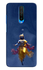 Cosmic Krishna Poco X2 Hard Case Back Cover by Casekaro
