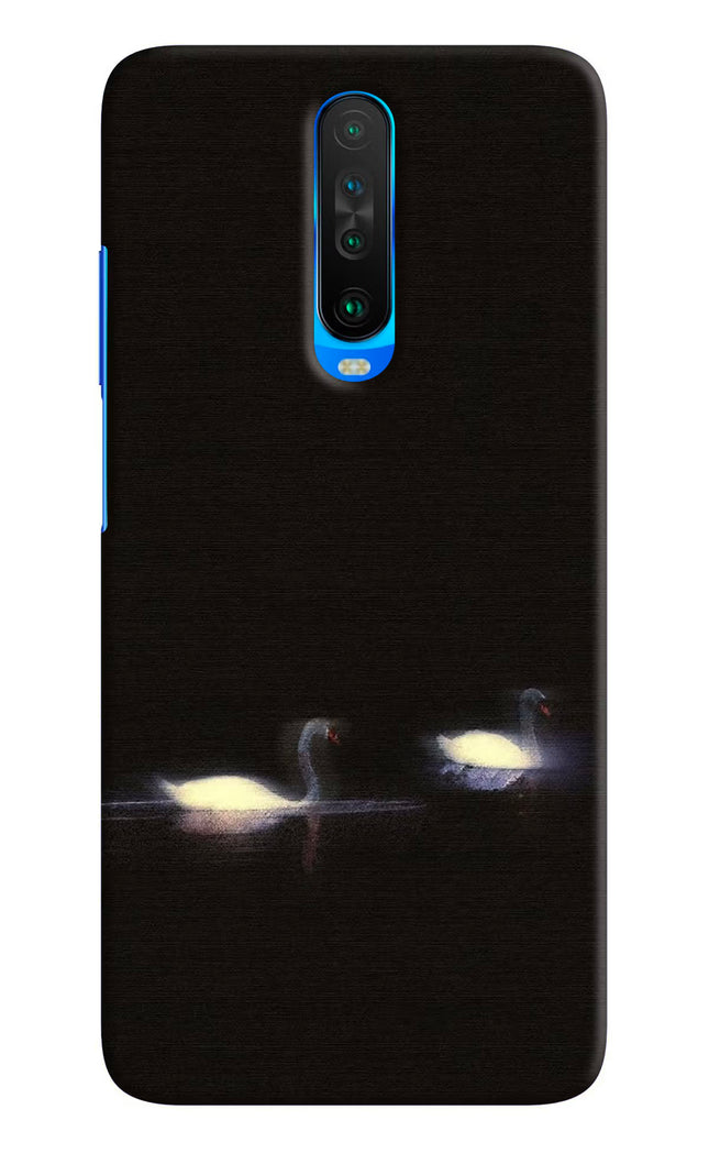Silent Swans Poco X2 Hard Case Back Cover by Casekaro