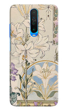 White Lily Poco X2 Hard Case Back Cover by Casekaro