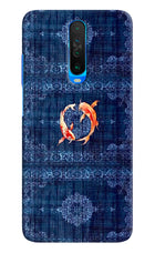 Koi Blue Poco X2 Hard Case Back Cover by Casekaro