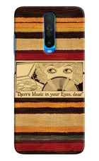 Vinyl Stripes Poco X2 Hard Case Back Cover by Casekaro