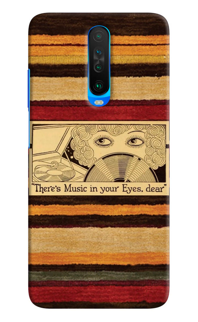 Vinyl Stripes Poco X2 Hard Case Back Cover by Casekaro