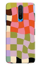 Wavy Grid Poco X2 Hard Case Back Cover by Casekaro