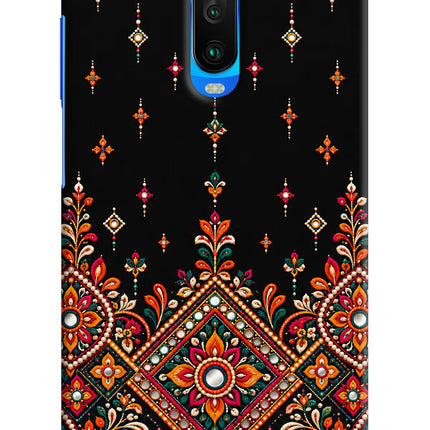 Noir Mehfil Poco X2 Hard Case Back Cover by Casekaro