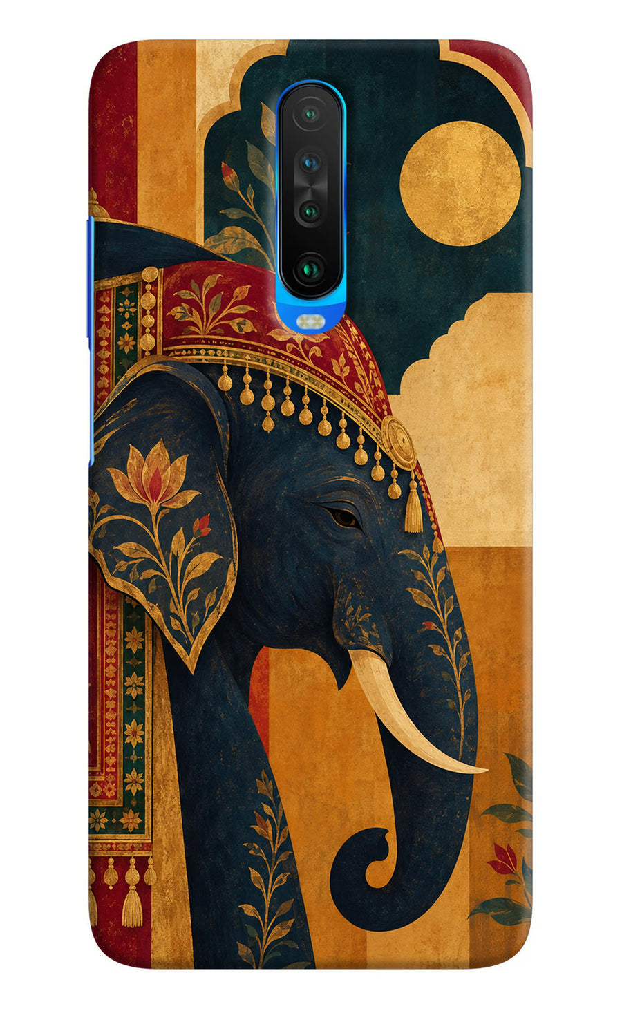 Royal Elephant Poco X2 Back Cover, Hard case