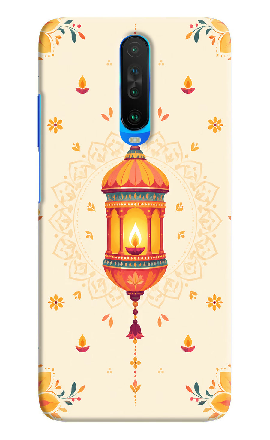 Golden Lantern Poco X2 Back Cover, Hard case