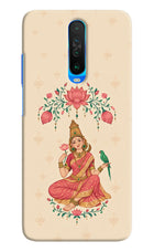 Goddess Lakshmi Poco X2 Hard Case Back Cover by Casekaro