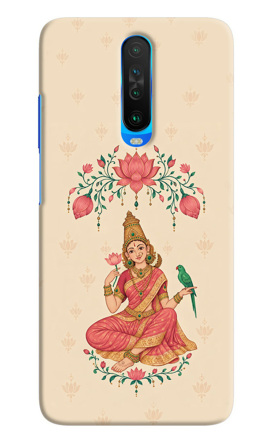 Goddess Lakshmi Poco X2 Back Cover, Hard case