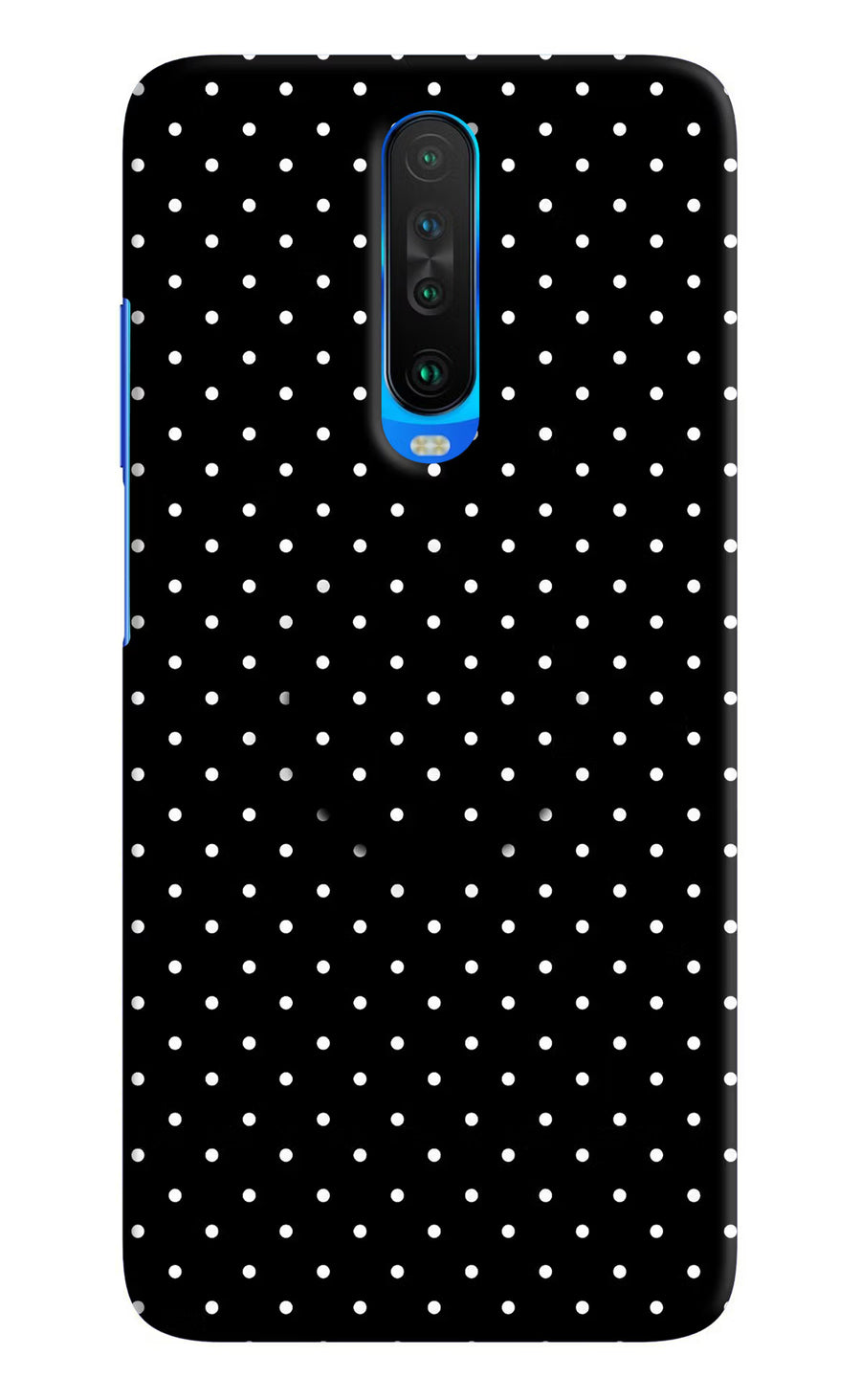 White Dots Poco X2 Pop Case, Hard case