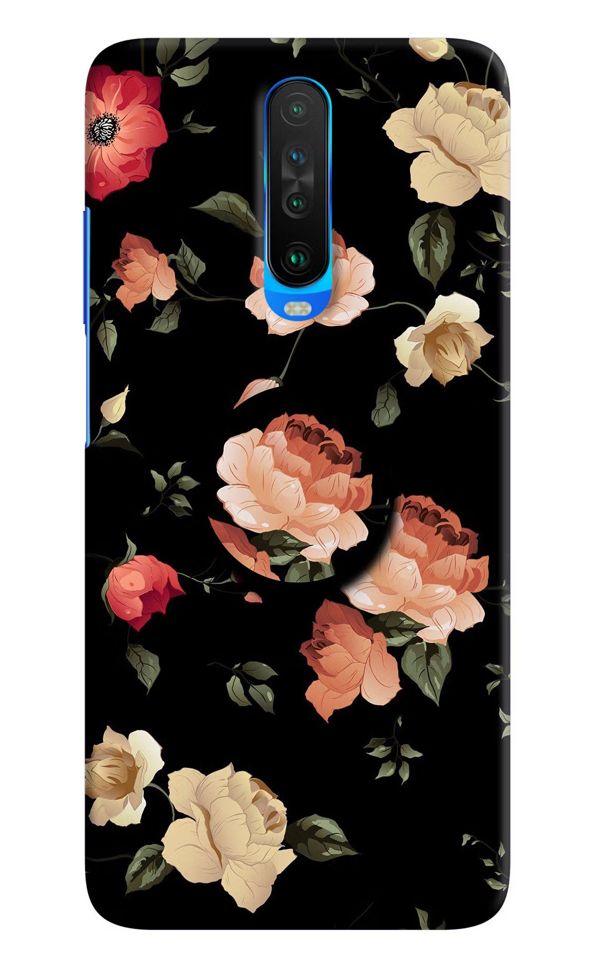 Flowers Poco X2 Pop Case by Casekaro