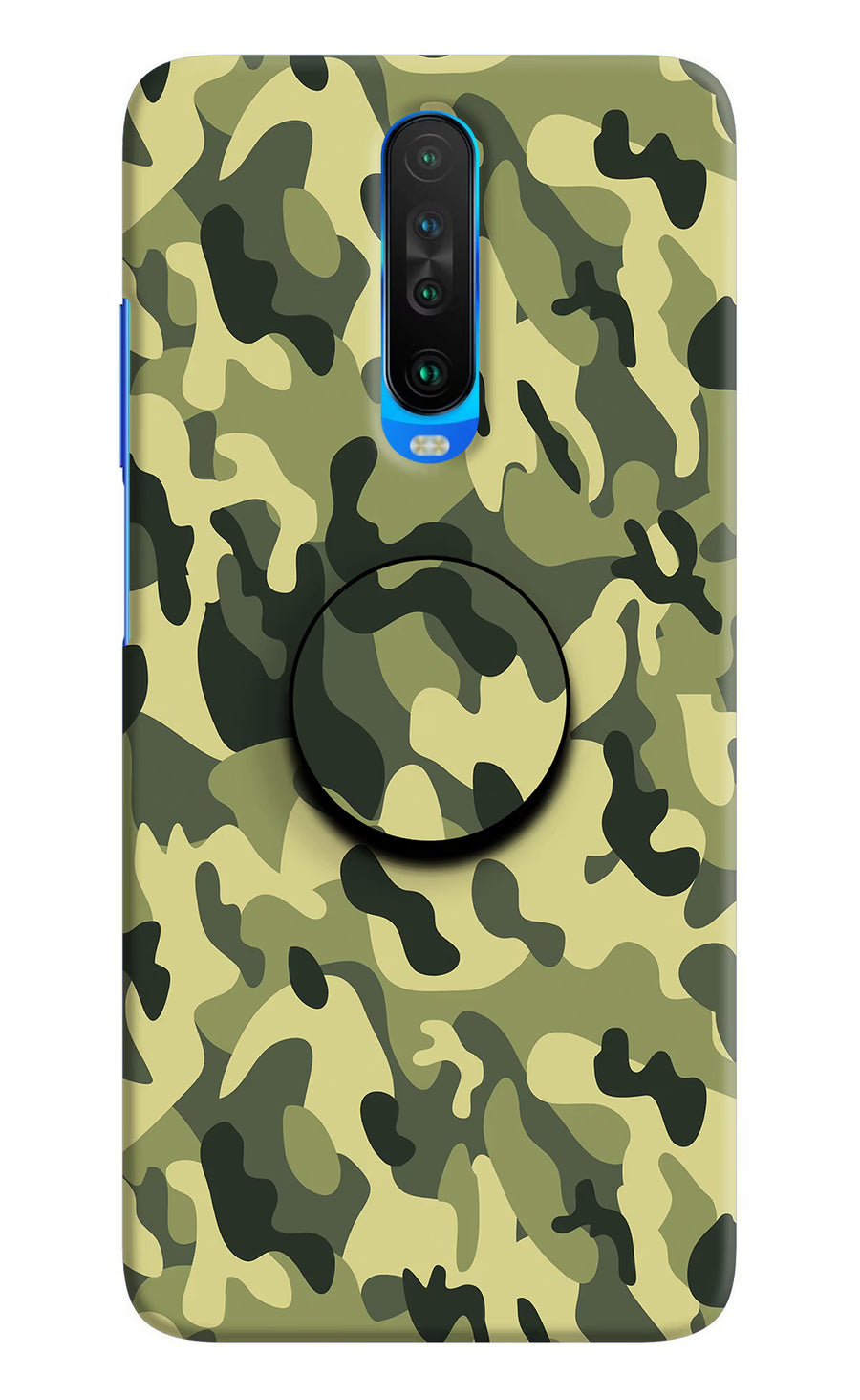 Camouflage Poco X2 Pop Case, Hard case