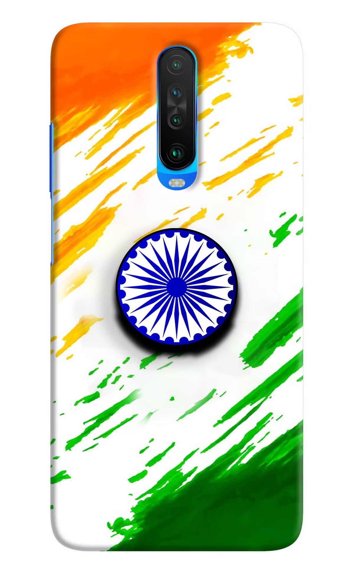 Indian Flag Ashoka Chakra Poco X2 Pop Case by Casekaro